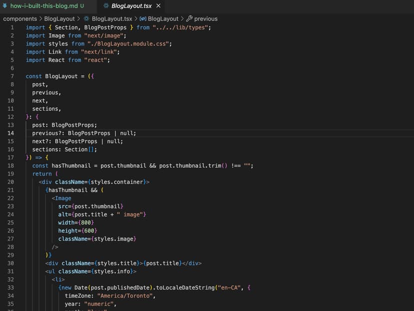 How I Built This Blog image